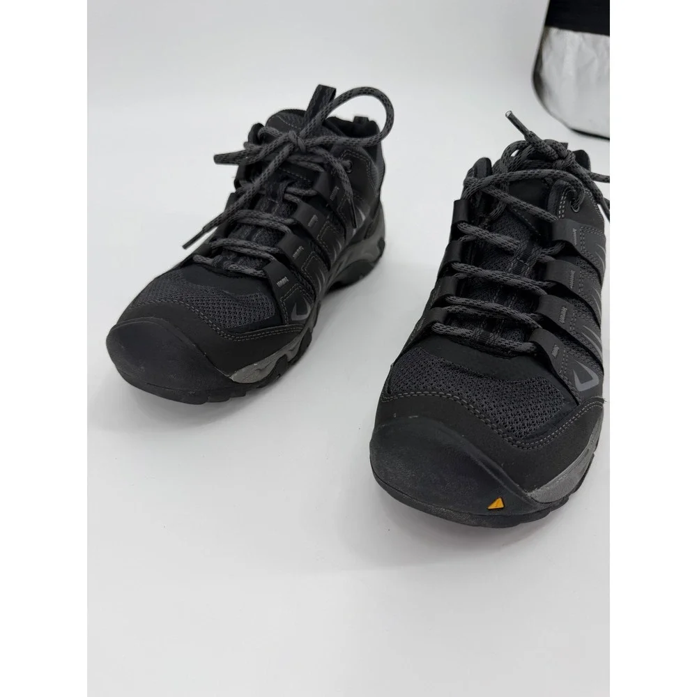 Keen Oakridge Mens Hiking Shoes Black Grey Low Top Trail Sneakers 1015315 US 11